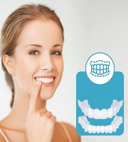 ✨ Instant Perfect Smile Veneers – Snap-On Teeth ✨