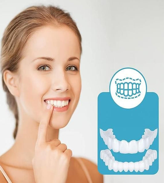 ✨ Instant Perfect Smile Veneers – Snap-On Teeth ✨